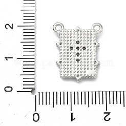 Brass Micro Pave Cubic Zirconia Pendants&nbsp;KK-C156-26P