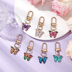 Butterfly Alloy Enamel Pendant Decorations&nbsp;KEYC-JKC00925