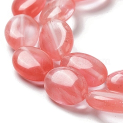 Cherry Quartz Glass Beads Strands&nbsp;G-L164-A-35