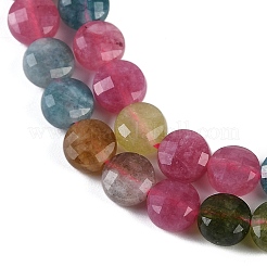 Natural White Jade Imitation Tourmaline Beads Strands&nbsp;G-H062-B01-02