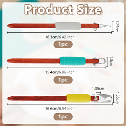 3Pcs 3 Styles Stainless Steel Carving Knifves&nbsp;TOOL-UN0001-75