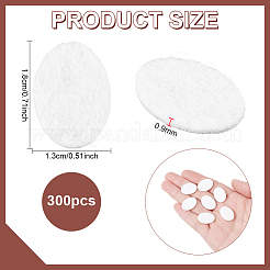 300Pcs Felt Cabochons&nbsp;FIND-PH0038-26B