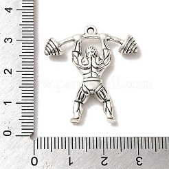 Tibetan Style Alloy Sport Pendants&nbsp;PALLOY-M217-43AS