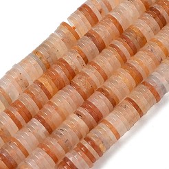 Natural Honey Jade Beads Strands&nbsp;G-G329-B02-8x1mm