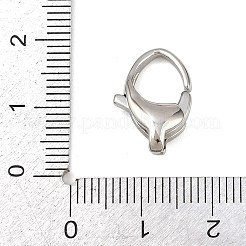 316 Stainless Steel Lobster Claw Clasps&nbsp;STAS-C154-02B-P