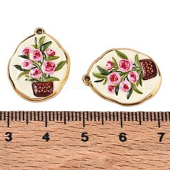 304 Stainless Steel Enamel Pendants&nbsp;SA-CBADCC9-01D-G