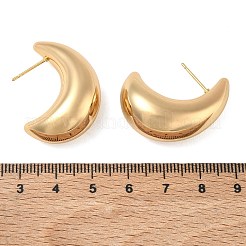 Brass Stud Earrings for Women&nbsp;KK-CBAD851-16G