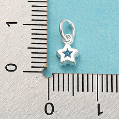 925 Sterling Silver Birthstone Charms&nbsp;STER-G035-01C-03
