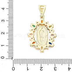Religion Brass Pave Cubic Zirconia Pendants&nbsp;CU-CBA83A6-01B-G