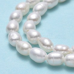 Natural Cultured Freshwater Pearl Beads Strands&nbsp;PEAR-J006-12A
