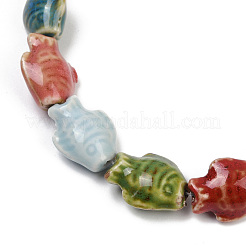 Handmade Porcelain Beads Strands&nbsp;PORC-P030-01A-13