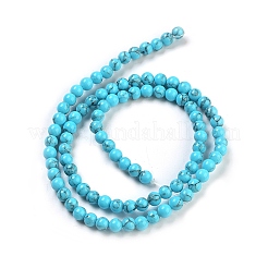 Synthetic Turquoise Beads Strands&nbsp;TURQ-H038-4mm-XXS09