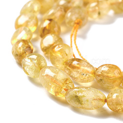 Heated Natural Citrine Beads Strands&nbsp;G-G018-04