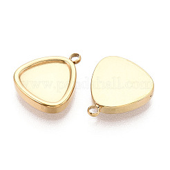 304 Stainless Steel Connector Cabochon Settings&nbsp;STAS-N115-37G