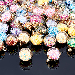 DIY Globe Dangle Earring Making Kits&nbsp;DIY-PH0013-05G