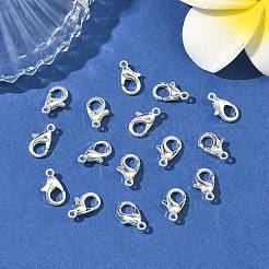 亜鉛合金カニカン  カドミウムフリー＆ニッケルフリー＆鉛フリー  銀色のメッキ  10x6mm  穴：1mm&nbsp;X-PALLOY-R042-301-S-NF
