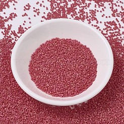 MIYUKIデリカビーズ  シリンダー  日本製シードビーズ  11/0  （db0874)マットな不透明な赤ab  1.3x1.6mm  穴：0.8mm  約2000PCS /ボトル  10 G /ボトル&nbsp;SEED-JP0008-DB0874