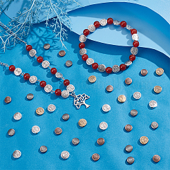 160Pcs 4 Styles Tibetan Style Zinc Alloy Beads&nbsp;FIND-PH0026-39