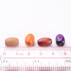 Mixed Oval Natural Wooden Beads&nbsp;X-WOOD-W02KR-8x12mm