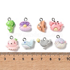 Ocean Series Opaque Resin Pendants&nbsp;RE-K001-01