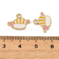 Brass Enamel Pendants&nbsp;KK-CBA9175-35B-G