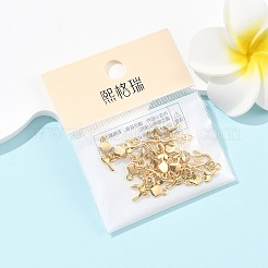 SHEGRACE Brass Rose Charms&nbsp;XGR0164G-105G