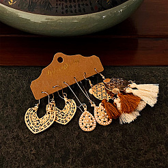 Alloy Dangle Earring Sets&nbsp;WH-WG30176-01