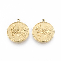 Ion Plating(IP) 304 Stainless Steel Pendant Rhinestone Settings&nbsp;STAS-N097-252LG