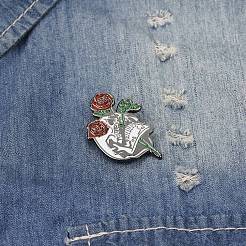 Halloween Black Alloy Enamel Brooches&nbsp;PW-WG10CA1-01