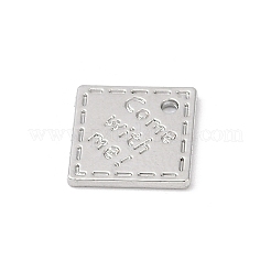 Rack Plating Alloy Pendants&nbsp;PALLOY-S038-04B-P