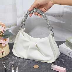 1Pc Rhinestone Braided Cord Bag Handles&nbsp;DIY-PH0036-47A