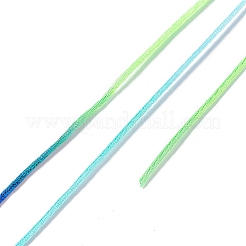 Segment Dyed Nylon Rattail Satin Cords&nbsp;NWIR-A008-01K