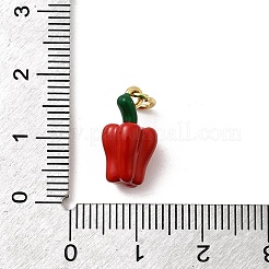 Brass Enamel Pendants&nbsp;KK-P338-05B-G
