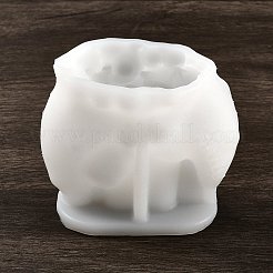 DIYシリコンモールド  UVレジン用  エポキシ樹脂工芸品作り  ムーン  ホワイト  85x50x75mm&nbsp;SIMO-Z009-03