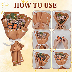 25Sheets Flower Wrapping Paper&nbsp;DIY-GA0009-87