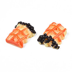 Opaque Epoxy Resin Cabochons&nbsp;CRES-S358-42