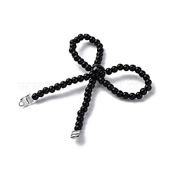 Alloy & Glass Bowknot Chandelier Component Links&nbsp;PALLOY-D359-02C