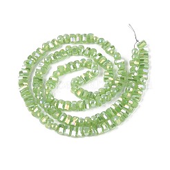 Electroplate Imitation Jade Glass Beads Strands&nbsp;EGLA-N022-09A-D02
