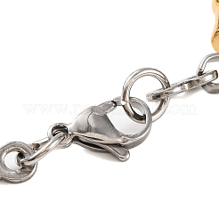 201 Stainless Steel Link Chain Bracelets&nbsp;BJEW-B078-128GP