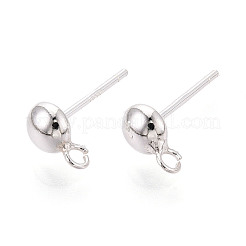 925 Sterling Silver Stud Earring Findings&nbsp;STER-N017-11S