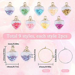 Wine Glass Charm Set&nbsp;GLAA-SC0001-84
