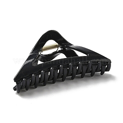 T字型の爪型ヘアクリップ  三角形  ブラック  49x114x50mm&nbsp;PHAR-D303-01B