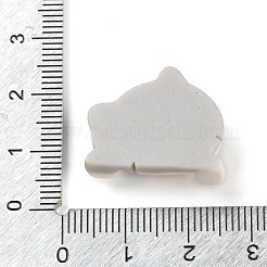 Cute Cat Eat Fish Opaque Resin Decoden Cabochons&nbsp;CRES-Q220-03B