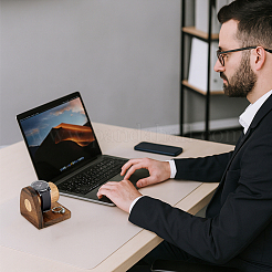 Desktop Woooden Single Watch Holder&nbsp;ODIS-WH0108-011