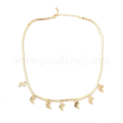 Brass Micro Pave Clear Cubic Zirconia Choker Necklaces&nbsp;NJEW-H308-05G