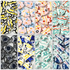 10Pcs Handmade Porcelain Beads&nbsp;PORC-YW0001-24A