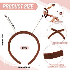 Cloth and Plastic Hair Bands&nbsp;OHAR-TAC0020-01D