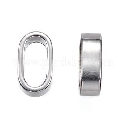 Tarnish Resistant 201 Stainless Steel Slider Charms&nbsp;STAS-F040-14-P