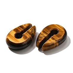 Natural Tiger Eye Ear Plugs Gauges&nbsp;G-I359-13E-04