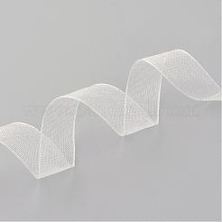 薄地オーガンジーリボン  結婚式の装飾のための広いリボン  ホワイト  3/4インチ（20mm）  25ヤード（22.86M）&nbsp;RS20mmY-042